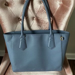 MZ Wallace Signature Tote Ash Blue